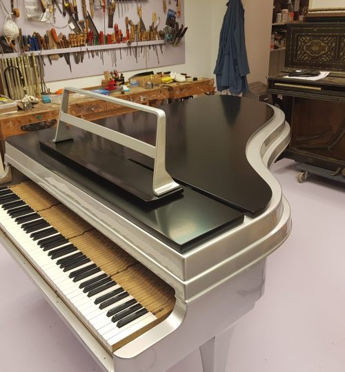 Rippen aluminiumvleugel in atelier Jan Guurink