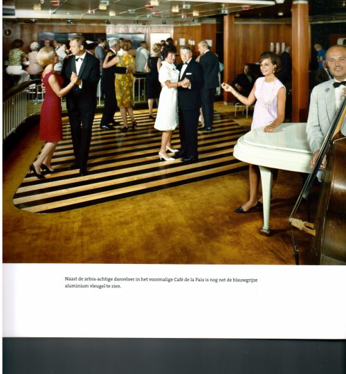 Rippen aluminiumvleugel op de S.S. Rotterdam